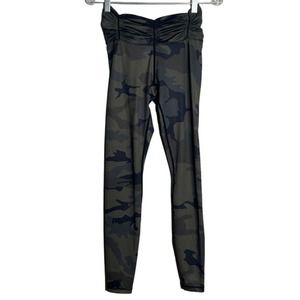 Carbon38 Pants Womens‎ XS Wildcat Camo Legging Green Camouflage High Rise Gym